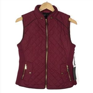 Jackets & Coats - LAST ONE! Burgundy Quilted Vest Size Small Jackets & Coats - LAST ONE! Burgundy Quilted Vest Size Small